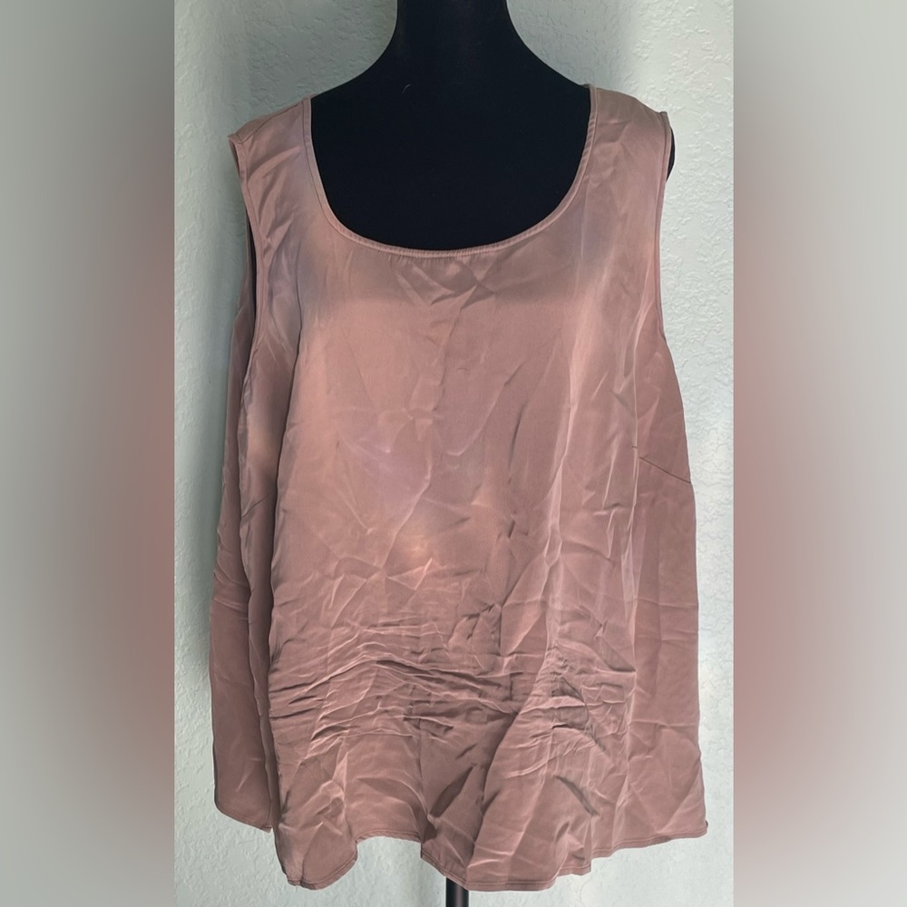 Women's Brown Sleeveless Top